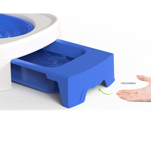 กระบะทรายแมวทรงสี่เหลี่ยมแบบเปิด ทำจากพลาสติก ABS สำหรับฝึกแมว - Product Image 2