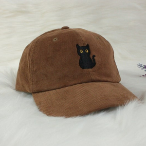 Gorra de Béisbol al por Mayor 100% Algodón Sin Estructura, Gorra de Papá de Pana de Alta Calidad con Logotipo Bordado en 3D Personalizable OEM ODM - Product Image 2