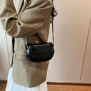 2025 Fashion Saddle Handbag, Women's Quality Leather Handbag, Women's Crossbody Bag - Product Image 1