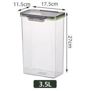 Thiết kế hiện đại hình chữ nhật kín nhựa thực phẩm lưu trữ <span class=keywords><strong>container</strong></span> vuông nhà BẾP THÙNG YQ-229 - Product Image 2