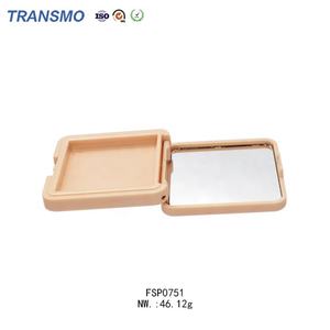 <b>PLA</b> Biodegradable Cosmetic Packaging Custom Blush Compact case <b>Pla</b> Biodegradable Cosmetic Blush Containers with Mirror - Product Image 5