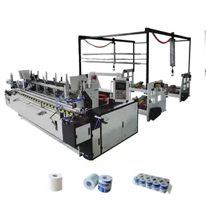 2024 Business ideas fully automatic toilet tissue paper kitchen roll machine production line