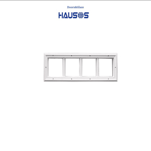 Cửa thép trơn 36 "x 79" với cửa sổ transom 4-lite chèn lưới bên ngoài - Product Image 5