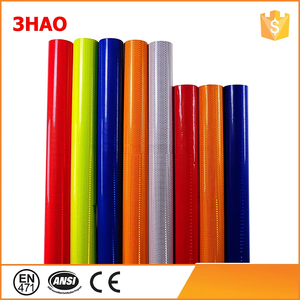<span class=keywords><strong>Film</strong></span> réflecteur prismatique 3HAO en tissu 310 g/m² pour installations routières, matériau réfléchissant imprimable pour signalisation temporaire - Product Image 6