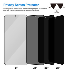 กระจกนิรภัยแบบโค้ง 2.5D 3D ป้องกันการมองลอก ป้องกันรอยนิ้วมือ ครอบคลุมเต็มขอบ สำหรับ Google <span class=keywords><strong>Pixel</strong></span> 9A - Product Image 2