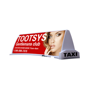 Cartel de luz led magnética para techo de coche, para <span class=keywords><strong>taxi</strong></span>