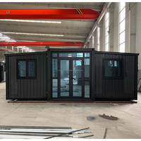 Maison conteneur extensible de 40 pieds, maison portable moderne pour logement résidentiel