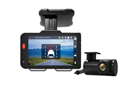 Dual Lens AI ADAS 4K Dashcam dengan Kamera Belakang HD 1080P Sudut Lebar GPS DVR & Perekam Video untuk Mobil Taksi