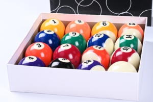 Juego de Bolas de Billar de Resina Blancas y Negras de 57.<span class=keywords><strong>2</strong></span> mm Estilo Americano de <span class=keywords><strong>2</strong></span> 1/4" - Product Image 4