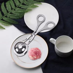 Top vendeur en acier inoxydable fabricant de boulettes de viande antiadhésif cuisine bricolage pinces à boule tourneurs d'ustensiles dans la boîte emballage nouveau produit - Product Image 2
