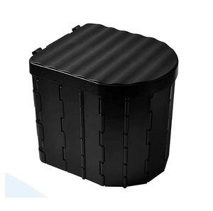 Poubelle de <span class=keywords><strong>toilette</strong></span> de <span class=keywords><strong>camping</strong></span> adulte randonnée étanche <span class=keywords><strong>toilette</strong></span> pliante portable d'urgence en plein air adaptée à la tente de voiture extérieure - Product Image 1