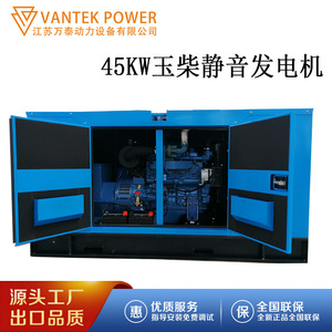Groupe électrogène diesel Jiangsu Wantai TPD45Y5 45kW 400V 50Hz 1500 tr/min avec capot étanche pour extérieur, silencieux et de secours - Product Image 5