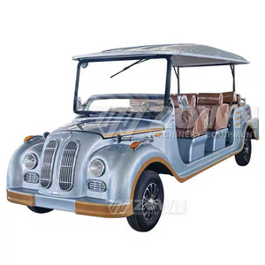 Voiture électrique vintage au design européen classique, durable, pour le transport touristique dans les zones panoramiques - Product Image 2