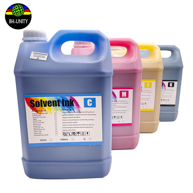 XBH High Quality Taimes KM512i 30pl Solvent Ink 5L for Solvent Printer Solvent Based Ink