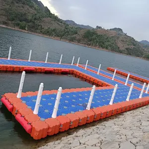 Muelle de esquí acuático con accesorios, cubo Modular de 500x500x400mm