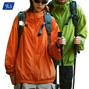 YLS personnalisé crème solaire vêtements à capuche respirant léger Anti Uv Protection vestes manteau de pêche en plein air randonnée veste