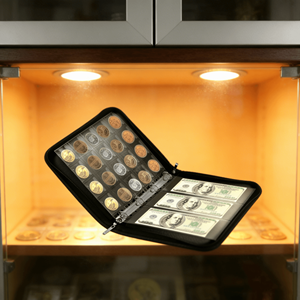 Reliure professionnelle pour <span class=keywords><strong>collection</strong></span> de pièces de <span class=keywords><strong>monnaie</strong></span> à 9 trous en PU, album de <span class=keywords><strong>collection</strong></span> de pièces de <span class=keywords><strong>monnaie</strong></span>, pochettes en PVC, couverture durable - Product Image 1