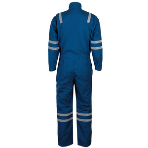 Combinaisons ignifuges antistatiques en mélange acrylique Molic, coutures soudées, 260 g, vêtements de travail pour soudage électrique et mines de charbon - Product Image 1