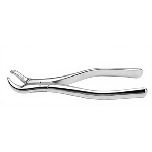 Forceps d'extraction dentaire maxillaire et mandibulaire en acier inoxydable, à bec en S, réutilisable, instrument chirurgical - Product Image 1