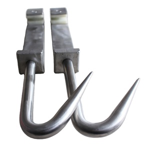 En iyi kalite çift katman koyun mezbaha karkas kasnak asılı soğutma kanca hayvancılık kasap ekipmanları - Product Image 5
