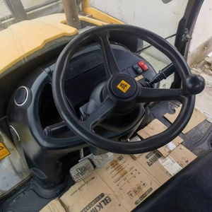 CAT 2023 Wheel Loader 8.3 Ton Yellow Construction Equipment with Front Bucket and Rear Excavator Arm - Product Image 2