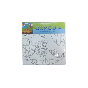 Bomeijia DIY Kids <span class=keywords><strong>Art</strong></span> <span class=keywords><strong>Set</strong></span> 20*20cm kéo dài <span class=keywords><strong>canvas</strong></span> với bàn chải cho bức tranh đồ dùng học tập - Product Image 3