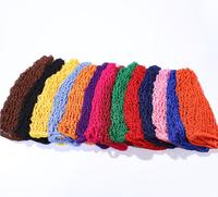Filet à cheveux de 28 cm pour femmes, en maille douce de rayonne tricotée au crochet, pour dormir, couvre-cheveux pour boucles longues ou courtes, accessoires