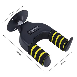 Appendiabiti per chitarra di vendita calda a gancio di livello professionale per <span class=keywords><strong>Auto</strong></span> lucchetto porta strumenti a parete Rack di montaggio - Product Image 3