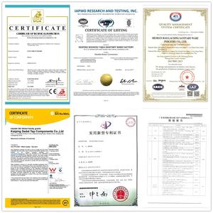 Robinet de lavabo à poussoir à temporisation en acier inoxydable durable et économe en eau pour toilettes publiques d'hôtel - Product Image 5