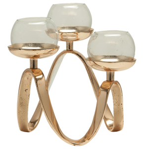 Portavelas para decoraciones del hogar y portavelas de buena calidad premium Portavelas de aluminio plateado - Product Image 6