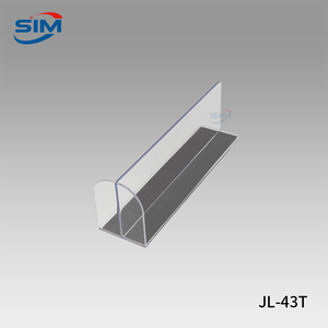 Diviseur d'<span class=keywords><strong>étagère</strong></span> magnétique professionnel en PS, en forme <span class=keywords><strong>de</strong></span> T/L, surface lisse, organisateur <span class=keywords><strong>de</strong></span> présentation transparent pour supermarché - Product Image 3