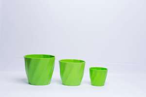 Pot de fleurs moderne en plastique PP, coloré et décoratif, pour plantes d'intérieur, maison, bureau, jardin, petite taille, vente en gros - Product Image 5