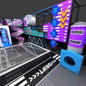Área de Juegos Infantil Personalizada de Alta Calidad con Temática Cyberpunk, Parque Infantil Comercial para Preescolar, Set de Juegos Interior para Niños - Product Image 1