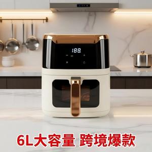 Smart Air Fryer 5L 6L Large Capacity Multifunctional Fully Automatic Electric Square Non-Stick PTFE Interior - Product Image 4