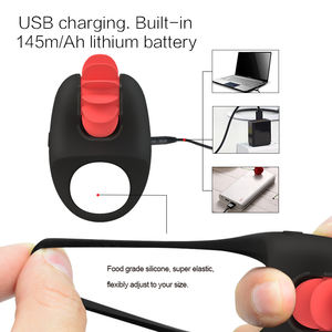 Oplaadbare Mannen <span class=keywords><strong>Cock</strong></span> <span class=keywords><strong>Ring</strong></span> Met <span class=keywords><strong>5</strong></span> Rotatie Modi Langere Erectie Voor Koppels Spelen Rotatie Penis <span class=keywords><strong>Ring</strong></span> Voor Mannen - Product Image 4