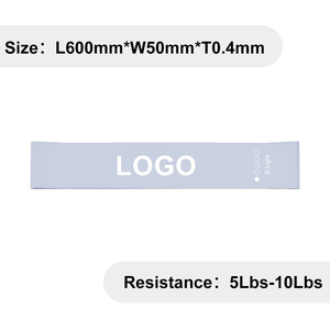 Elastic Exercise <b>Band</b> Set of 5 Resistance Levels, Latex Loop Fitness <b>Bands</b> for Home Gym, <b>Workout</b> <b>Bands</b> with Carry Bag - Product Image 2