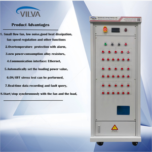 Bancos de carga de CA monofásicos de 6KW 110/220V para pruebas de generador, Banco de carga de condensadores de 54.5A, Banco de carga reactiva de CA - Product Image 4