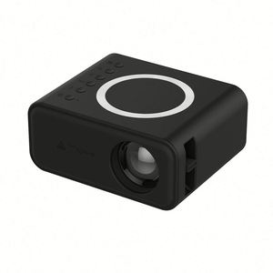 Proyector LED con USB, Mini Proyector Portátil, Control Remoto, Proyector de Películas para Interiores/Exteriores, Duplicación de Pantalla Inalámbrica y por Cable - Product Image 1
