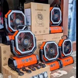 Ventilador de Camping F6 de 20000 mAh con Motor sin Escobillas, Control Remoto, Luz LED, Banco de Energía, Ventilador Silencioso para Oficina y Escritorio - Product Image 2