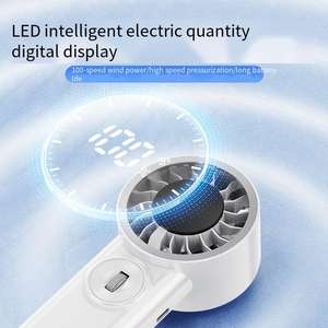 Clearance Color Box Plastic Hand Held Household Mist Handheld Fan <b>Mini</b> Fan Rechargeable Portable Fan - Product Image 1