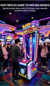 Machine de jeu d'arcade à jackpot progressif à fort potentiel de profit, avec jeu de réaction rapide et de compétences, et distribution de tickets réglable - Product Image 2