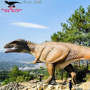 Kích thước cuộc sống ngoài trời lớn hoạt hình khủng long thực tế trong thế giới khủng long Jurassic