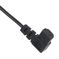 Câble d'alimentation Linsheng CE VDE approuvé, 3 broches, prise Schuko à angle droit personnalisée OEM vers extrémité C13, rallonge UE pour PC