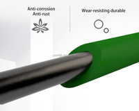 Clôture en treillis métallique courbé en V revêtu de PVC incurvé 3D personnalisé en usine Protection des frontières extérieures Treillis et porte rigides