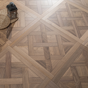 Parquet Versailles FSC multicouche couleur naturelle en noyer noir lisse Grade AB, installation facile, 450mm 600mm 800mm, avec zone de buanderie - Product Image 3