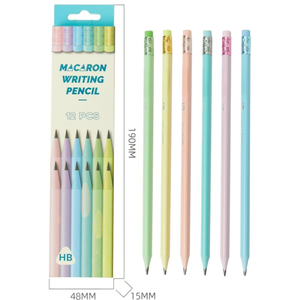 Matite Standard HB con gomma per contorcersi da disegno matite in legno senza 12 conteggi per insegnanti di scuola e materiale per classe - Product Image 2