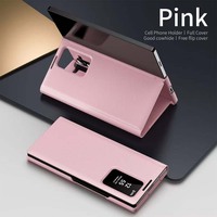 Étui de téléphone à clapet JOYPORODO F011 en gros avec fenêtre intelligente pour Samsung S25 S24 S23 Ultra Z Fold 7 6 5 4 – Housse de luxe pour mobile