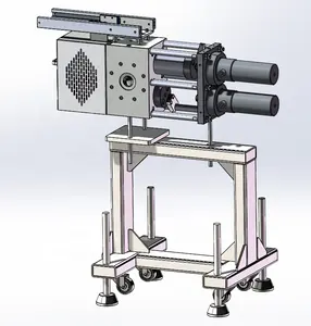 non-stop kontinuierlich hydraulisch doppelkolben schmelzfilter bildschirm-wechsler für vliesstoff-produktionslinie