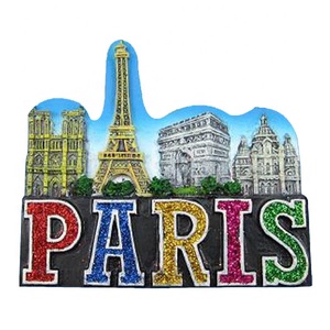 Làm Bằng Tay Nhựa Paris Tủ Lạnh Nam Châm Paris Sacre COEUR Lưu Niệm 3D Tủ Lạnh Tủ Lạnh Nam Châm - Product Image 5