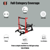 Plateforme de musculation 3D pour pont de hanche avec coussin réglable et support pour barre d'haltères pour salle de sport commerciale